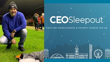 HC-One Boss sleeps rough and raises over £5000 for the homeless 